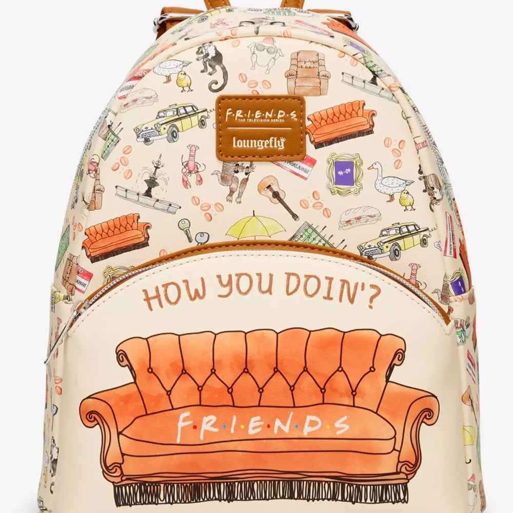 Loungefly Friends How You Doin' Mini Backpack